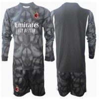 Camiseta AC Milan Portero Primera Equipación Replica 2024-25 para niños mangas largas (+ Pantalones cortos)